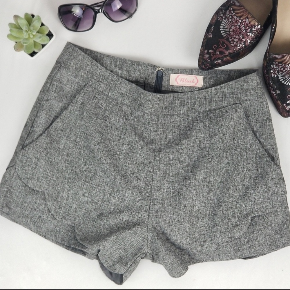 Dressy grey shorts by Blush